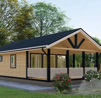 Дом 11 × 6 с большой террасой Только в розницу