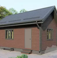 Дом 6 × 4 с двухскатной крышей