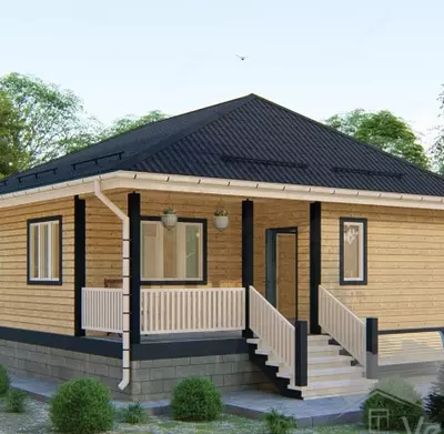 3 600 000 сум Дом 8 × 8 с террасой