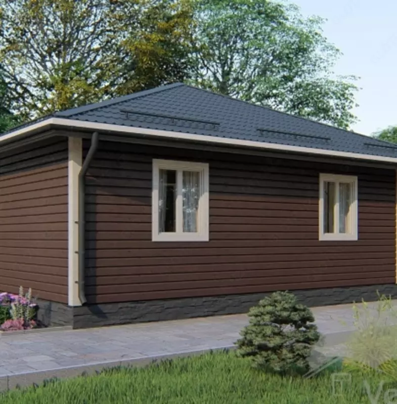 3 600 000 сум Дом 8 × 8 с террасой 2