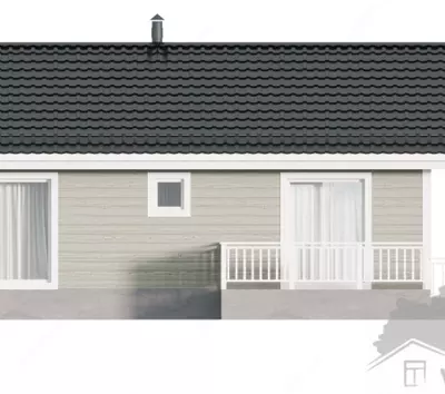 3 600 000 сум Каркасный дом 10 × 11 с 3 спальнями