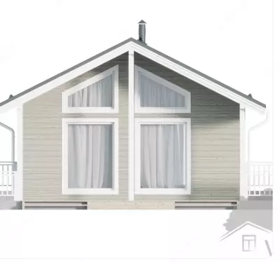 Каркасный дом 10 × 11 с 3 спальнями Только в розницу