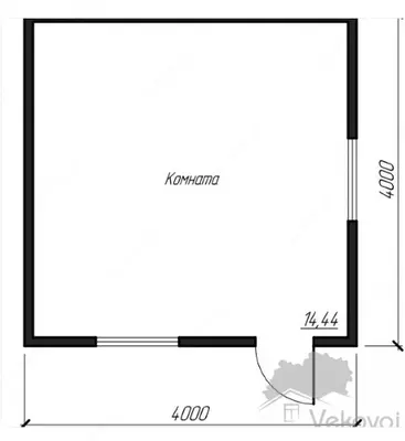 Домик 4 × 4 - 3 600 000 сум