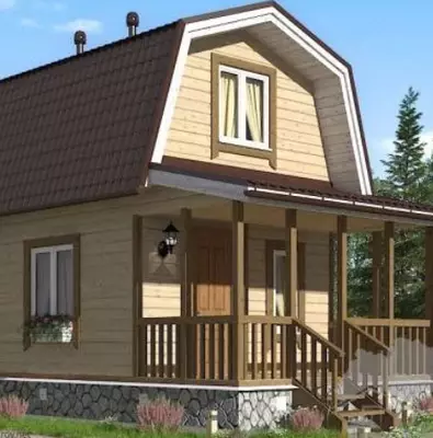 Дачный дом 4 × 6