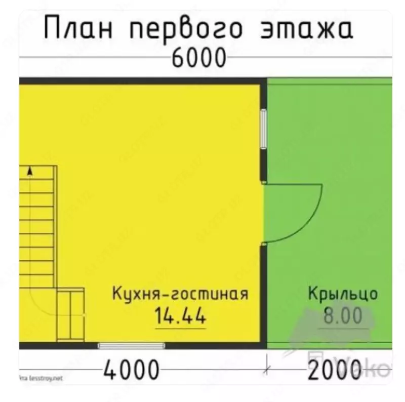 3 600 000 сум Дачный дом 4 × 6