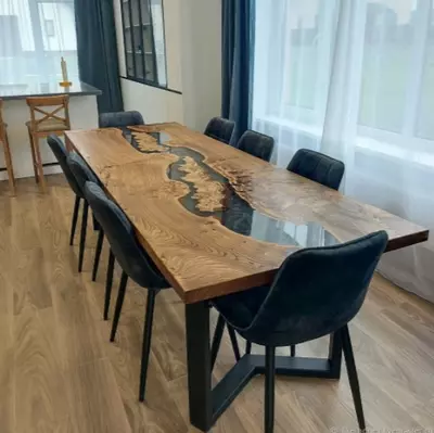 Эпоксидный стол «Река»