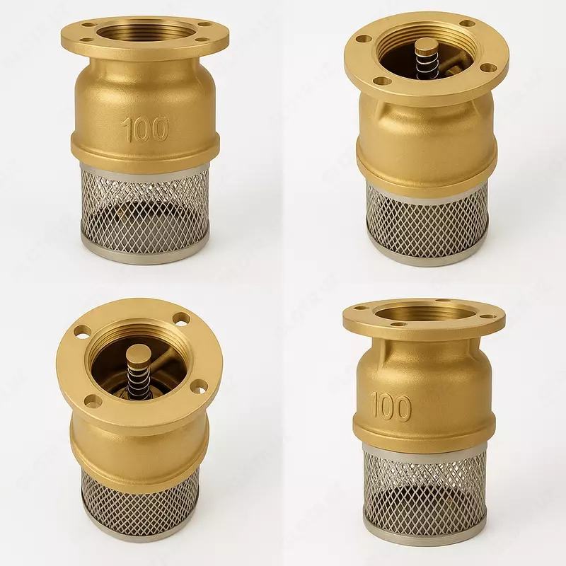 Обратный клапан для всасываюшего шланга водяного насоса Ду 100