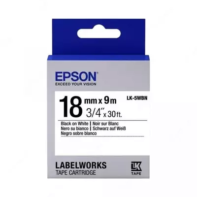 Картридж Epson LK5WBN White-Black 18mm/9m