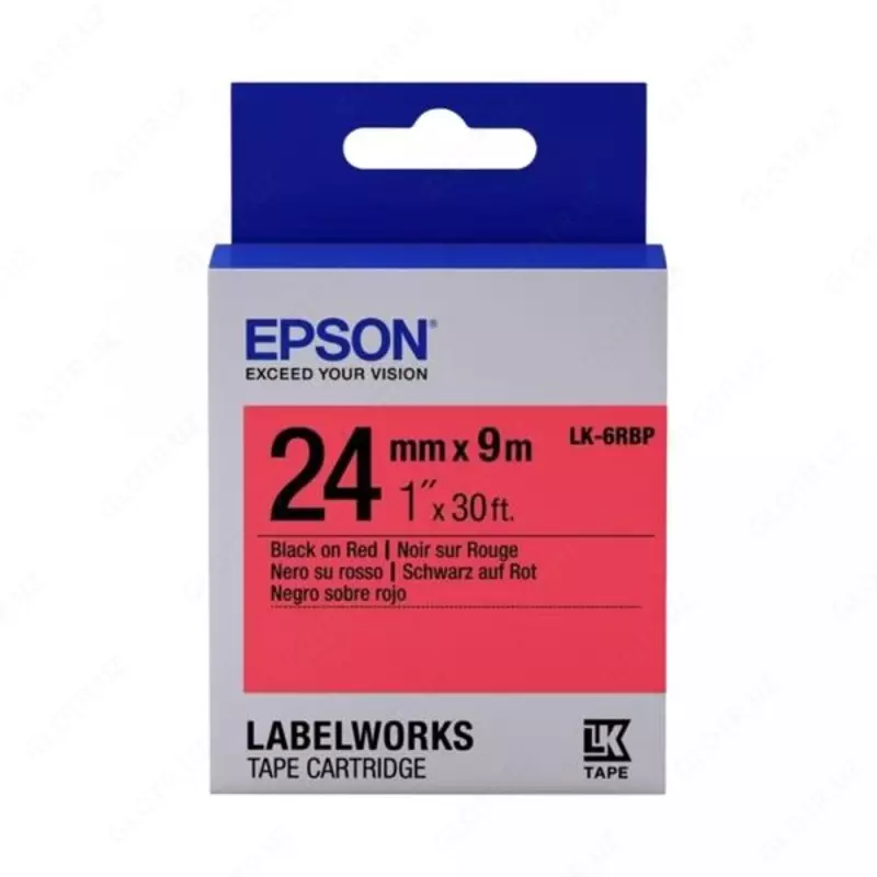 Картридж Epson LK6RBP Red-Black 24mm/9m