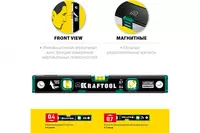 Магнитный уровень KRAFTOOL с зеркальным глазком