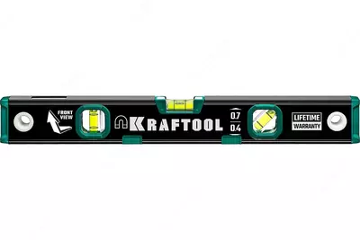 Магнитный уровень KRAFTOOL с зеркальным глазком