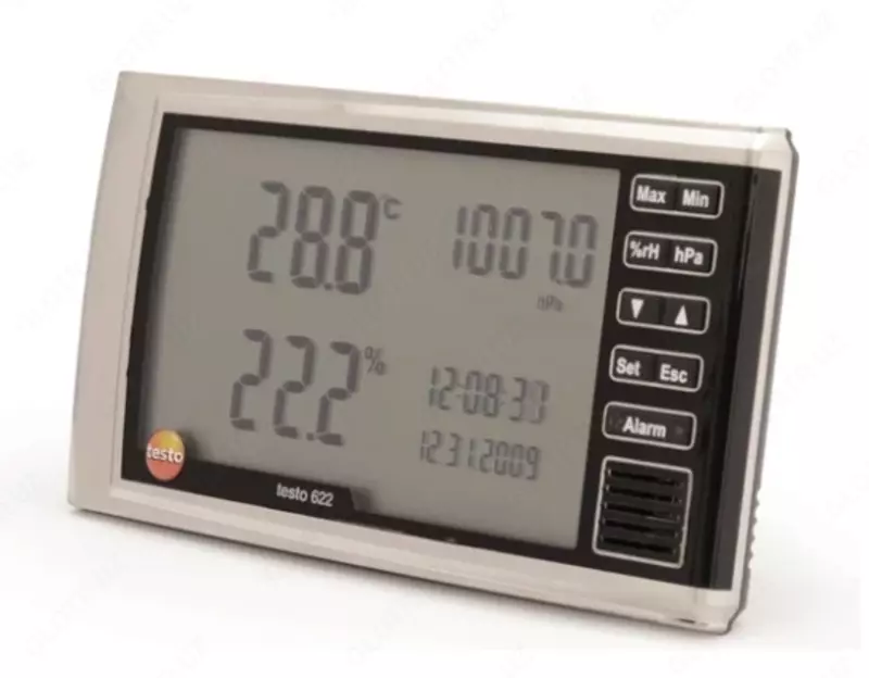 Testo 622 bosim o‘lchash funksiyasiga ega termogigrometr