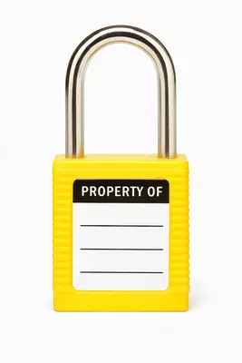 Замок навесной "Brady" нейлон, стальная дужка 50 мм, d 4.7 мм (Ассортимент)