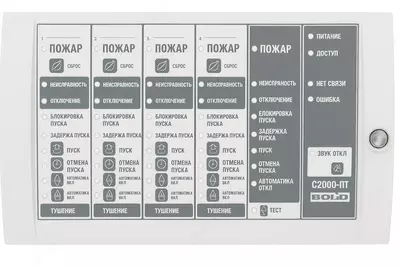 Блок индикации системы пожаротушения "С2000-ПТ"