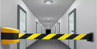 Магнитный выдвижной ремень 10 м, длинный пояс для контроля толпы, ремень безопасности с корпусом из АБС-пластика и 8 магнитов