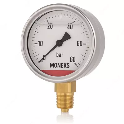 Glitserinli bosim o'lchagich "MONEKS" 0-60 bar