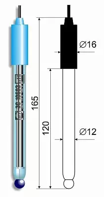 Электрод стеклянный лабораторный "ЭС-10603" для иономера лабораторный И-160 МИ - 1 000 000 сум / упак