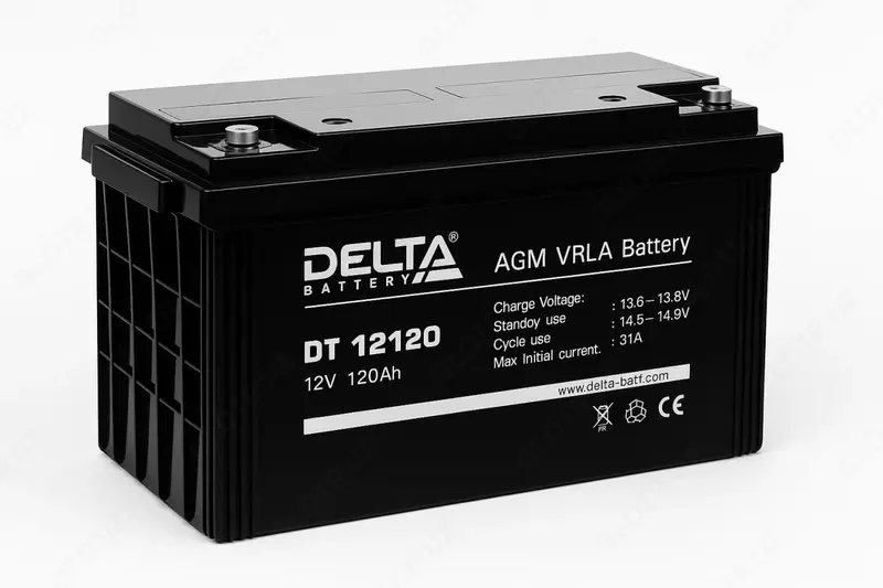 Qo'rg'oshinli akkumulyator "Delta" DT 12120