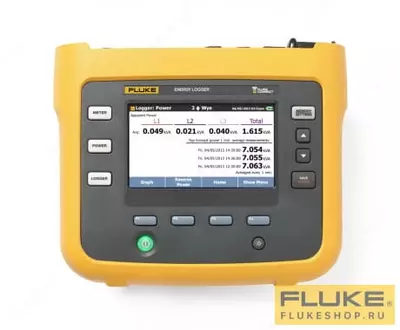 Uch fazali elektr energiyasi registratori FLUKE 1734/WINTL