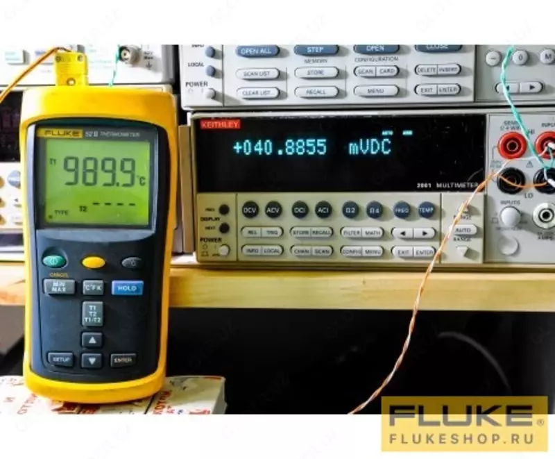 Термометр Fluke 52 II (50 гц) Только в розницу