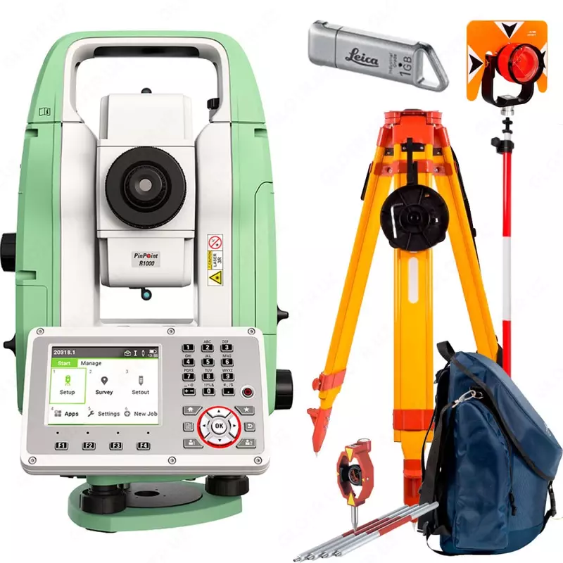 Комплект тахеометра Leica TS07 R500 5" + GST05 + GMP111-0 + GPR111 + GLS11