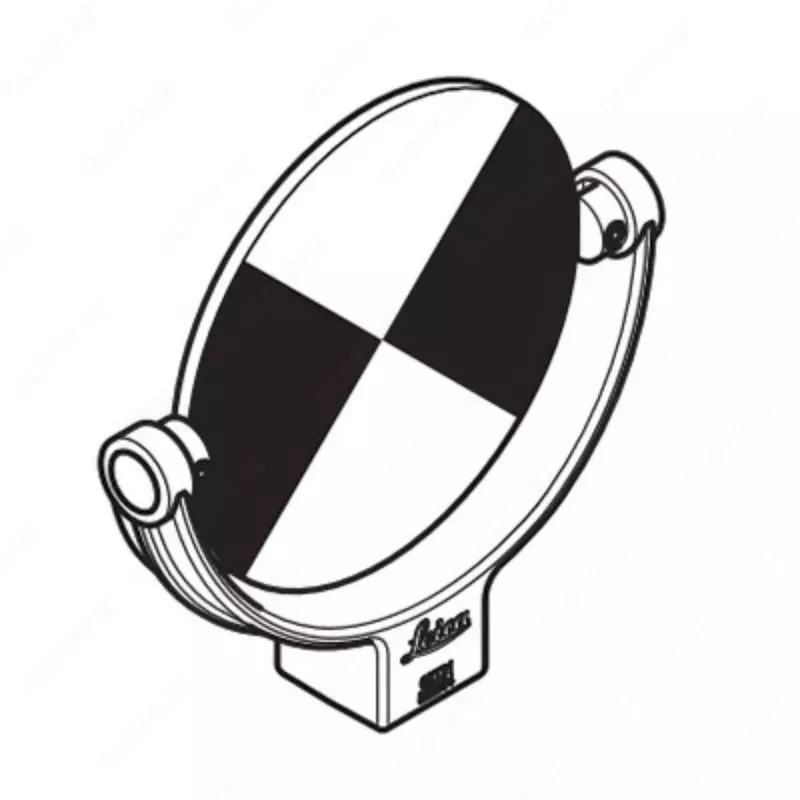 Leica 793530 qora-oq dumaloq marka 6'