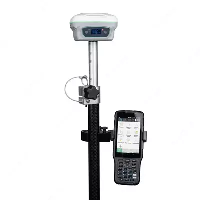 Комплект приемника RGK SR1 с RGK SC100 и вехой GLS25