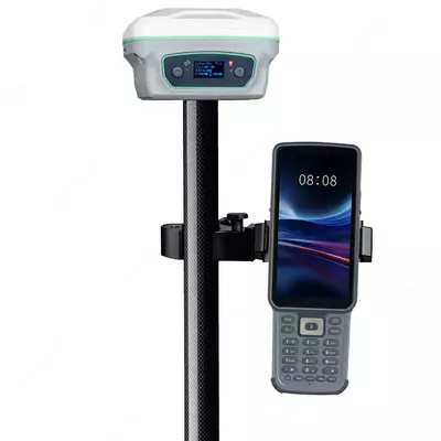 Комплект приемника RGK SR1 с RGK SC100 и вехой GLS24