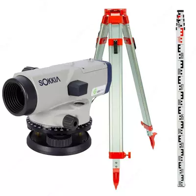 Оптический нивелир Sokkia B40A + штатив + рейка 5м