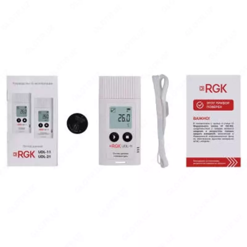 505 000 сум Логгер температуры и влажности RGK UDL-21