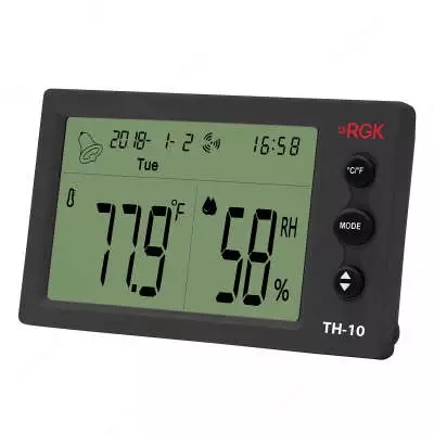 318 000 сум / шт Термогигрометр RGK TH-10 с поверкой (778596)