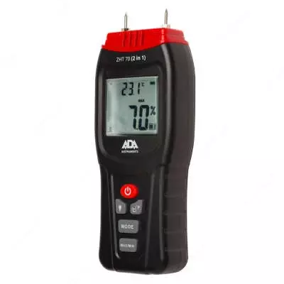 Измеритель влажности и температуры контактный ADA ZHT 70 (2 in 1) (А00518) - 380 000 сум / шт