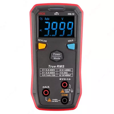 Мультиметр RGK DM-15 с поверкой (721494)