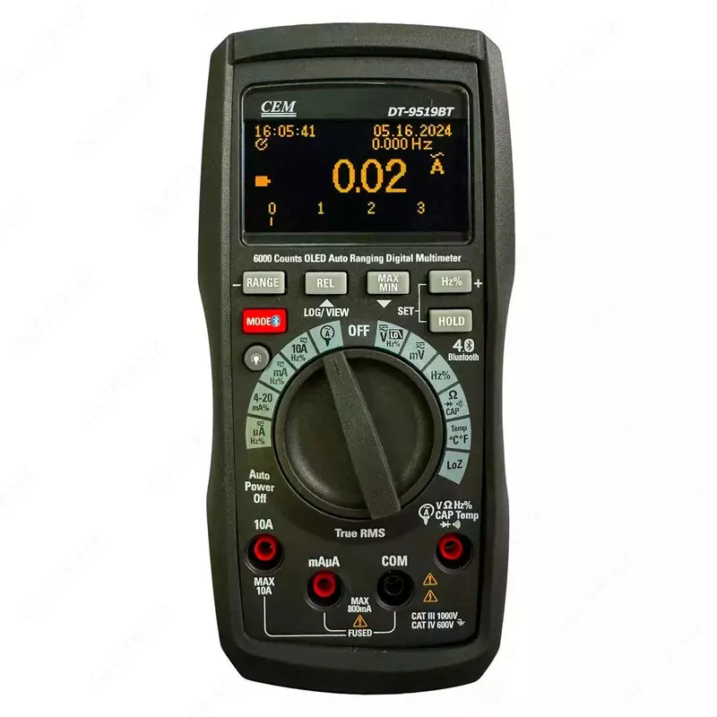Мультиметр с True RMS CEM DT-9519BT