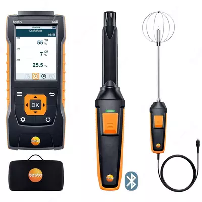Комплект уровня комфорта с Bluetooth Testo 440 (0563 4408)