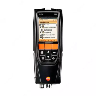 H2-kompensatsiyali Testo 320 gaz analizatori + Testo 510i (0563 3225)
