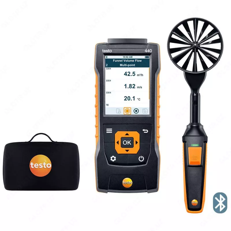 Комплект с крыльчаткой 100 мм с Bluetooth Testo 440 (0563 4403)