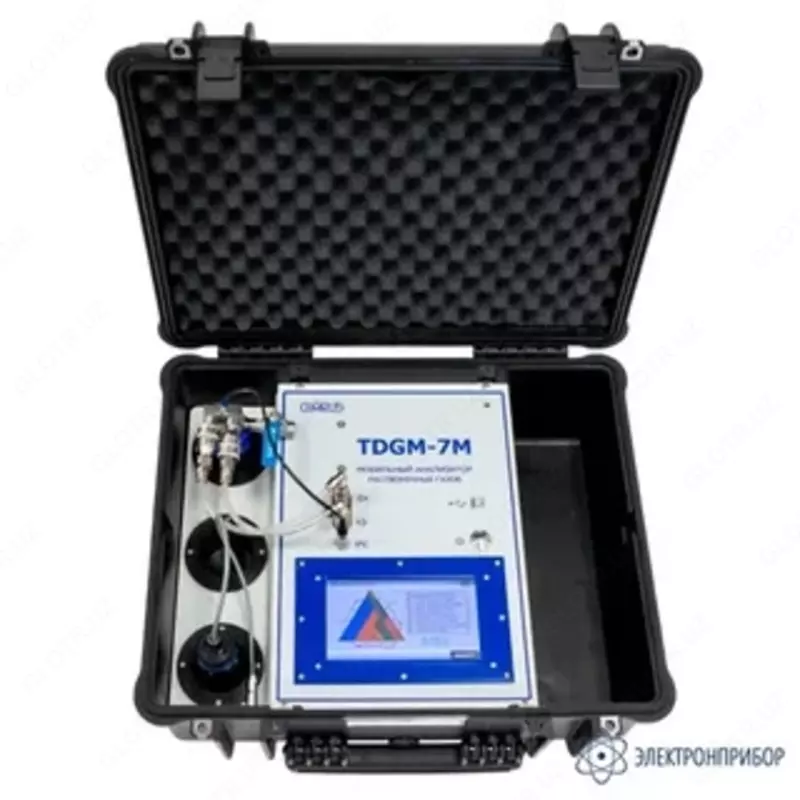 TDGM-7M - переносной прибор для определения концентрации растворенных газов в масле бака трансформатора