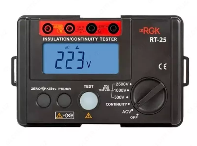 RGK RT-25 - цифровой мегаомметр