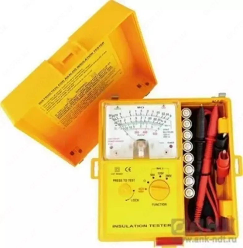 1801 IN - izolyatsiya qarshiligining analog o‘lchagichi