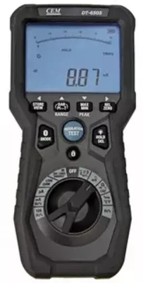 DT-6505 - мультиметр-мегаомметр с функцией микроомметра