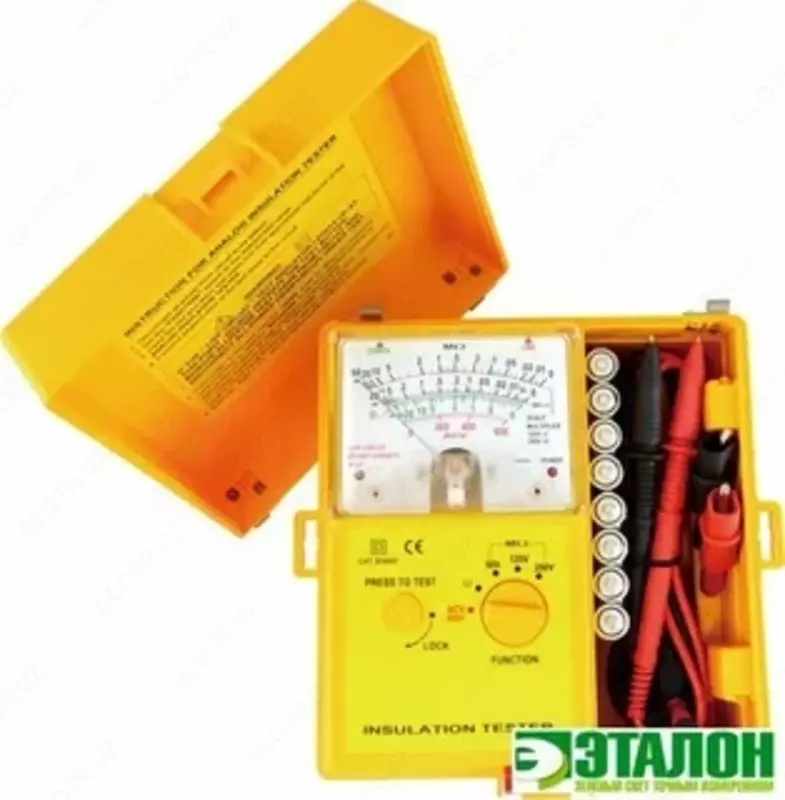 1800 IN - izolyatsiya qarshiligining analog o‘lchagichi