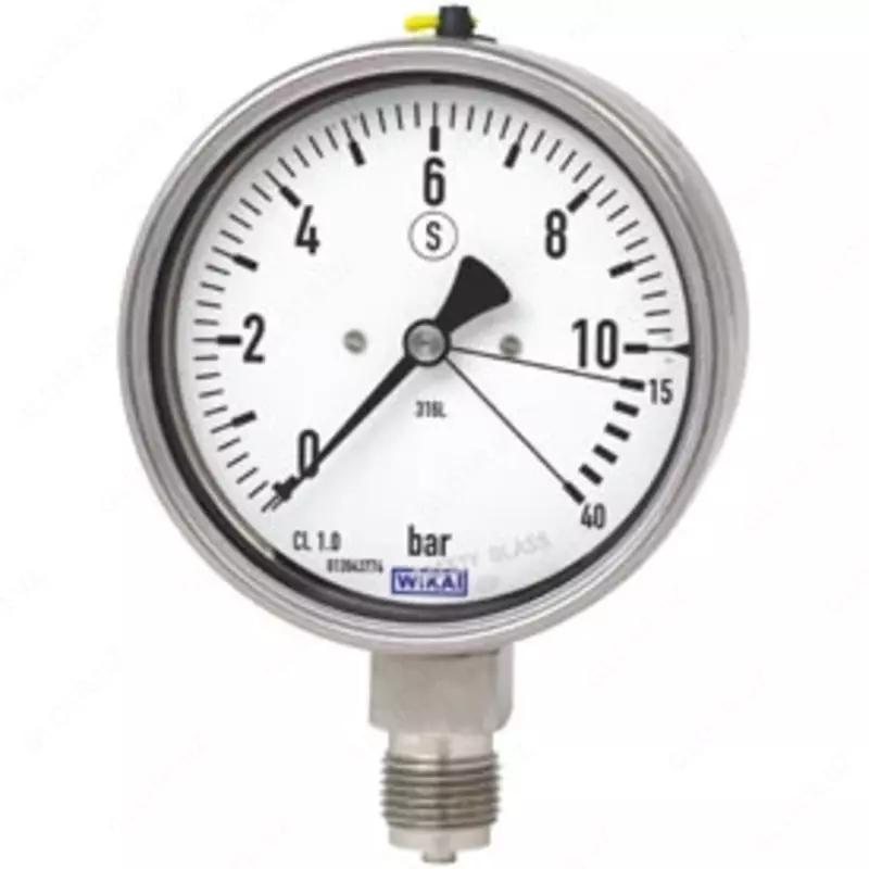 Манометр трубкой Бурдона