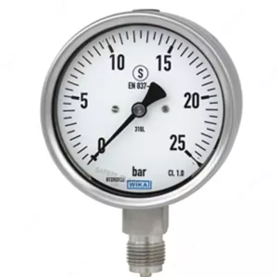 Манометр с трубкой Бурдона