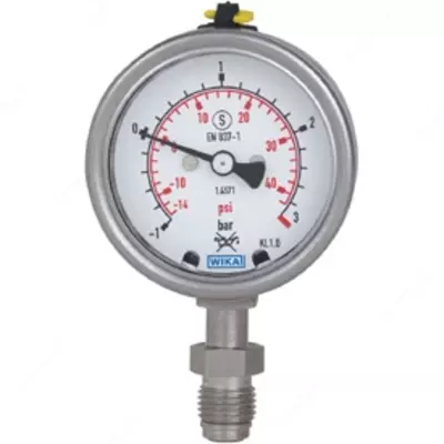 Манометр с трубкой Бурдона для UHP (сверхчистые среды)