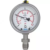 Манометр с трубкой Бурдона для UHP (сверхчистые среды)