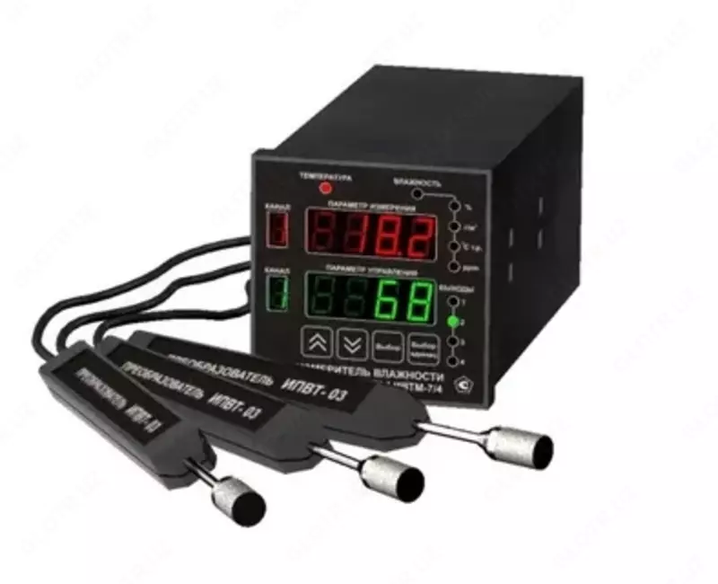 ИВТМ-7/4-С-4Р-2А – четырехканальный термогигрометр с регулированием (4 реле и 2 аналоговых выхода)