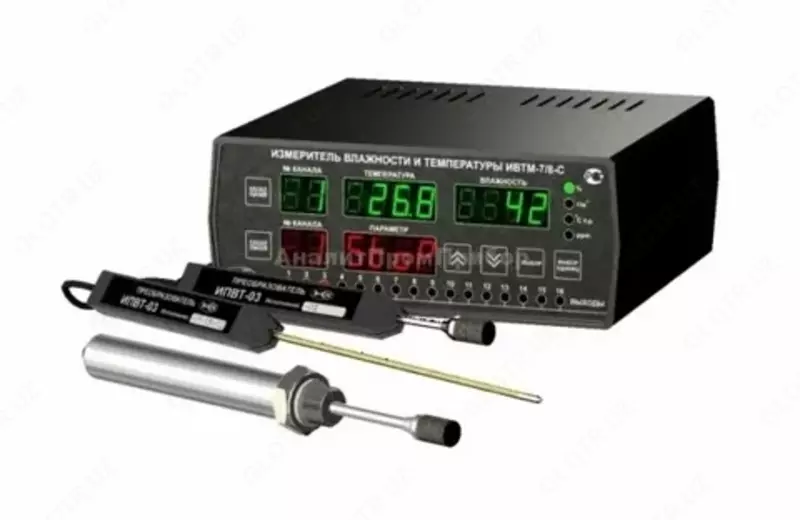 IVTM-7-Щ-YR-ZA - shchitli ko‘rinishda sozlash imkoniyatiga ega bo‘lgan bir kanalli termogigrometr