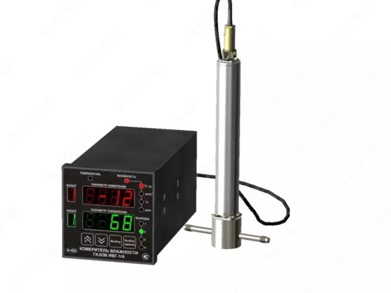 ИВГ-1/4-Щ2-YР-ZА – стационарный четырехканальный электронный гигрометр с регулированием в щитовом исполнении