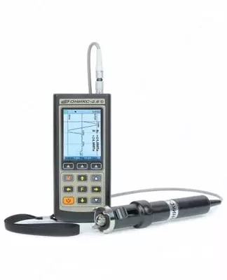 ONIKS-2.6 va qurilish materiallarining mustahkamlik o‘lchagichi (defektoskop)